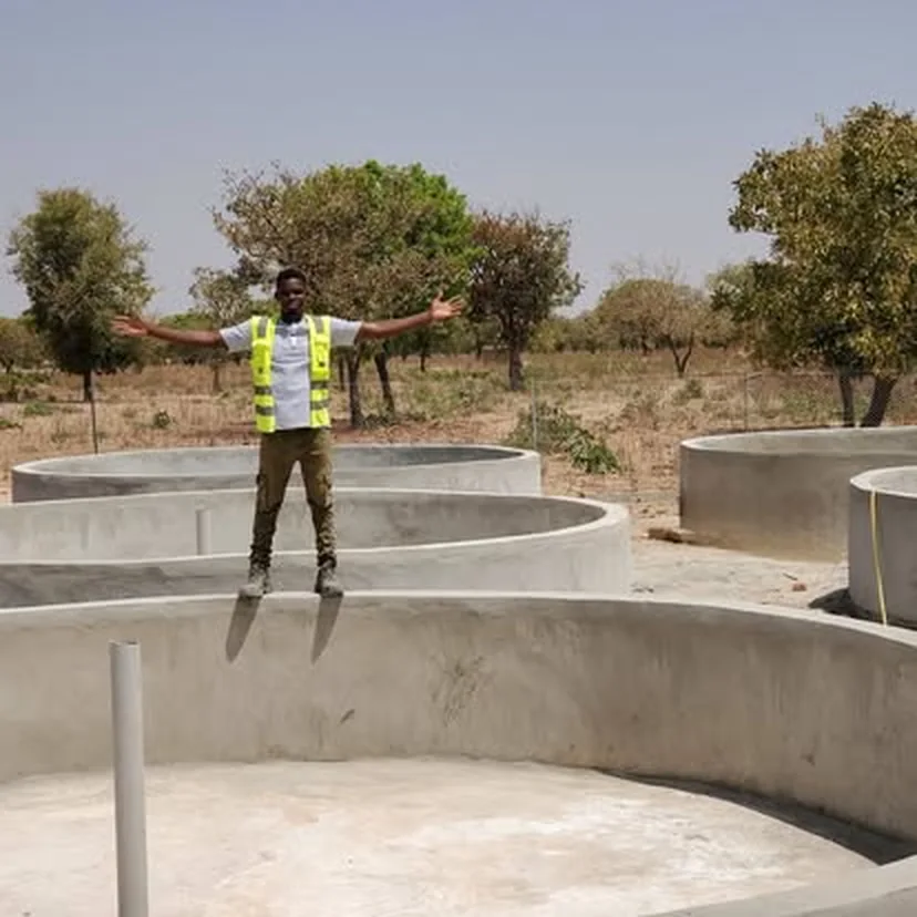 Bassins circulaires terminés